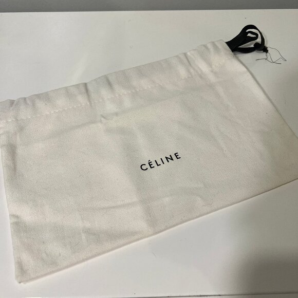 Celine Bi-color Clutch in Black Calfskin with Silver - Picture 4 of 4